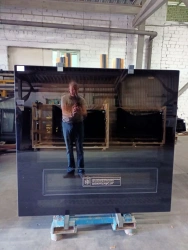 Tram Car Window Glass 71-421 with Vent 1.345*1.436 DAG 1139.2