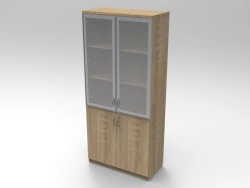 Closed Document Cabinet with Glass Insert - Model ШДЗ20.09