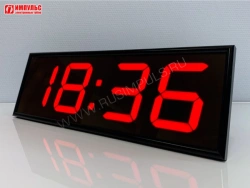 Digital Wall Clock with NTP Synchronization - Impulse-NOVA-100-R-ETN-NTP