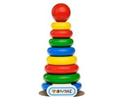 Classic Wooden Stacking Toy with 9 Pieces - Model 205