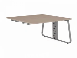 Double Desk Corner 1400x140 (Straight Corners) JNO141