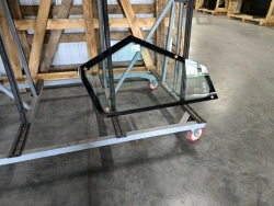 BARs 3000 DAG 867.2 Glass Side Panel Lower Closed SHTP 936/400*360/297*4