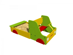 Sandpit "Car" Romana 111.03.00 for Children's Outdoor Play