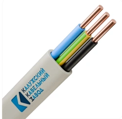 Flat Copper Wire with PVC Insulation and Sheath, PBVV