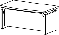 Executive Writing Desk Blackwood Series 12 100