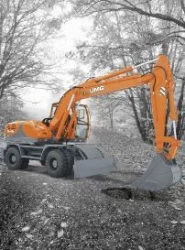 E170W Wheeled Excavator with 3000mm Arm and 1m³ Bucket Capacity