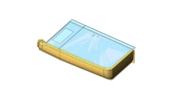 Front Left Podium Cladding Section "A" with Panel 621371-5107103-10 SSB