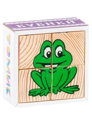 Animal Pattern Building Blocks (4 pieces) Model 3333-1