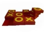 Tic-Tac-Toe Game Set - Soft Foam with Artificial Leather Cover
