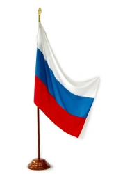 Russian Federation State Flag Rectangular Three-Striped Design