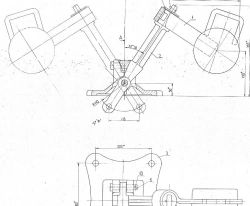 Narrow Gauge Switch Mechanism for Manual Point Switching (MPU.000.00)