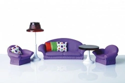 Cozy Purple Living Room Set "Confetti" for Dolls