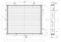 Water Radiator for Internal Combustion Engine 744Р1-1301.000-30-02