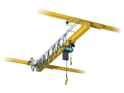 Electric Bridge Crane, Single Girder, Overhead, 0.5 to 12.5 Ton Capacity