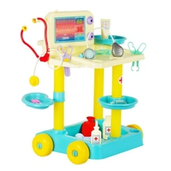 Doctor Play Set on Cart with 23 Pieces
