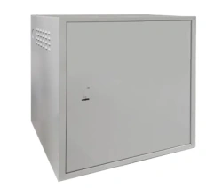 Wall-Mounted Vandal-Resistant Telecommunications Cabinet 19" 12U WQSHP-6604235-RT2-K
