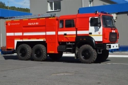Fire Truck Tanker AC-6, Type 5883, Modification 58814F (Mod. 5) on Ural-4320 Chassis