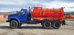 Vacuum Tank Truck MB 4671L2-40 on Ural 4320-6951-70 Chassis