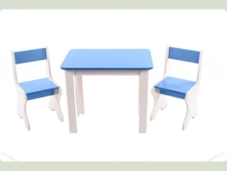 Children's Wooden Furniture Set for Preschool and Educational Institutions