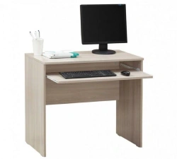 Computer Desk with Pull-Out Keyboard Shelf