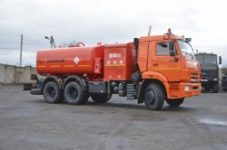 Airport Fuel Tanker GRK63 Model 56132-0000010-51 on KAMAZ-65115-A5 Chassis