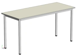 Rectangular Dining Table for Cafeteria with Hygienic Coating - Growth Group 3
