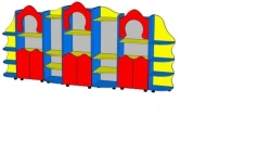 Cinderella Children's Wall Unit - Customizable Design