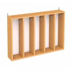 Wall-Mounted Towel Rack for Hand and Bath Towels