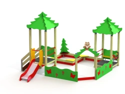Sand Playground with Slide, H=700mm, Model MF 3.22
