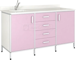 Mobile Sink Cabinet TП-6ЛКН with Drawers