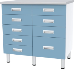 Laboratory Table SL-03-MSK (SL-03-210) - Two-Cabinet Design