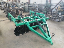 Disc Harrow with Roller - Two-Row Soil Tillage Tool