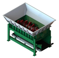 Waste Package Opener Shredder, Model TT-1600 UP