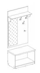 TV Stand with Mirror, Model TV-BTZ-5.25.01