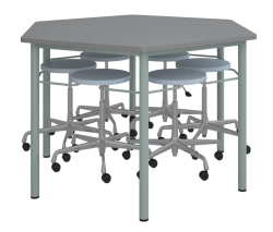 Group Activity Table with Metal Frame, 1360x1200mm