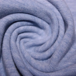 Melange Knit Fabric - 67% Cotton, 28% Polyester, 5% Lycra