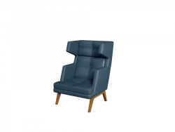 Comfortable Single Armchair from the "LOUNGE" Series