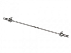 Chrome Plated Barbell 1400mm with Smooth Sleeve 50mm, Model MB-BarM50-1400L