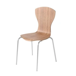Metal Frame Chair with Wooden Seat SF1