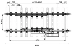 R50 Type Rail Boot Ejector with Counter Rail (Project 1703.040/-01)
