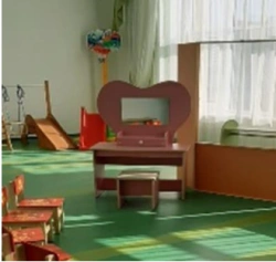 Speech Therapist's Table with Mirror for Child Development