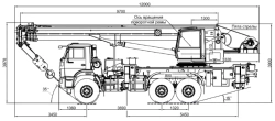 Truck Crane with 32 Ton Capacity on KAMAZ-43118 Chassis - KS-55729-5V-3