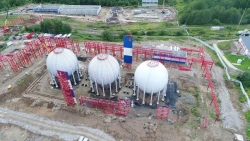 Ammonia Storage Sphere for Liquid with 3000 m³ Capacity