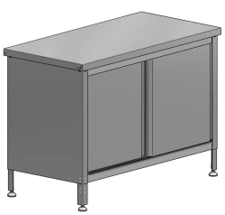 Foldable Table with Cupboard STK-0 for Professional Use