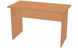 Rectangular Writing Desk with Side Supports and Back Wall, Model SP-1