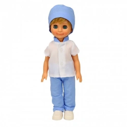 Doctor Costume Boy Plastic Doll V3871