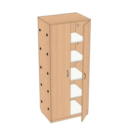 Bread Kitchen Cabinet 600*580*1850 mm SHK-6