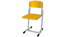 Student Chair B3 with Metal Frame