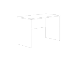 Office Writing Desk for Administrative Spaces Model C 01