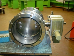Ventilation Butterfly Damper for Sealing (DN100, DN200, DN250)